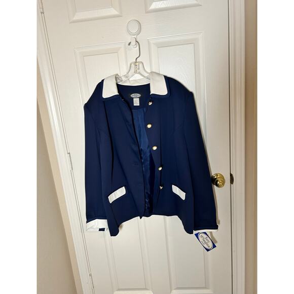 Vintage Kate McNaughton  Plus Size Women’s Navy Suit Set - Picture 13 of 13